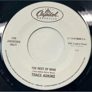 Trace Adkins The Rest of Mine / Wayfaring Stranger 45 Vinyl 90s Country Capitol